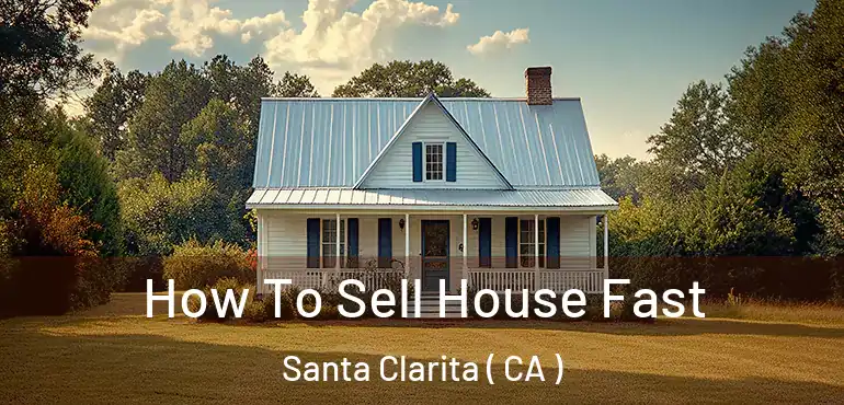  How To Sell House Fast Santa Clarita ( CA )